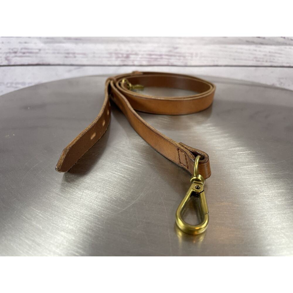 Madewell Leather Transport Crossbody Strap Saddle Brown Adjustable Replacement - Picture 3 of 4